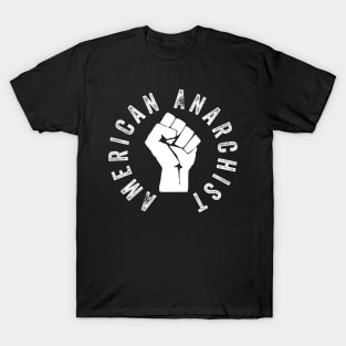 American Anarchist Protester T-Shirt